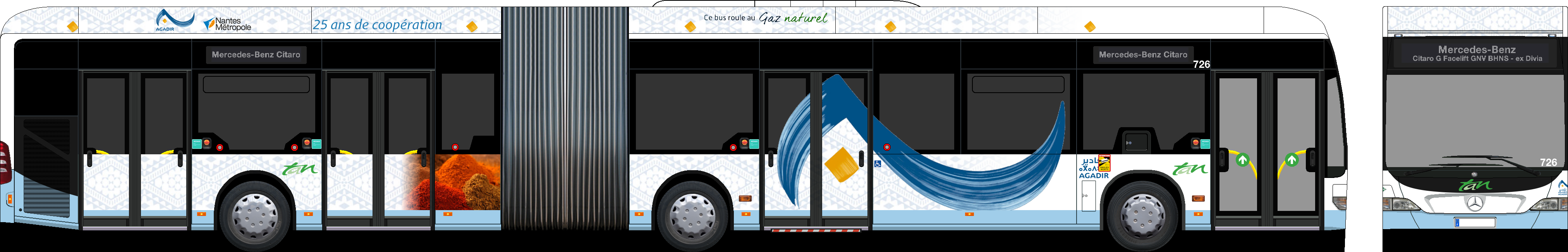 Agadir - 25 ans de coopération - Stickers 2017